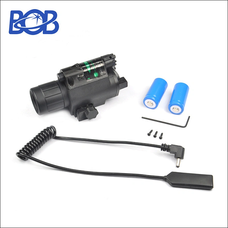 Combo CREE LED Flashlight &Green/RED Laser Sight 20mm Picatinny Rail Mount