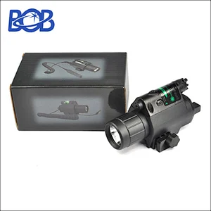 Combo CREE LED Flashlight &Green/RED Laser Sight 20mm Picatinny Rail Mount