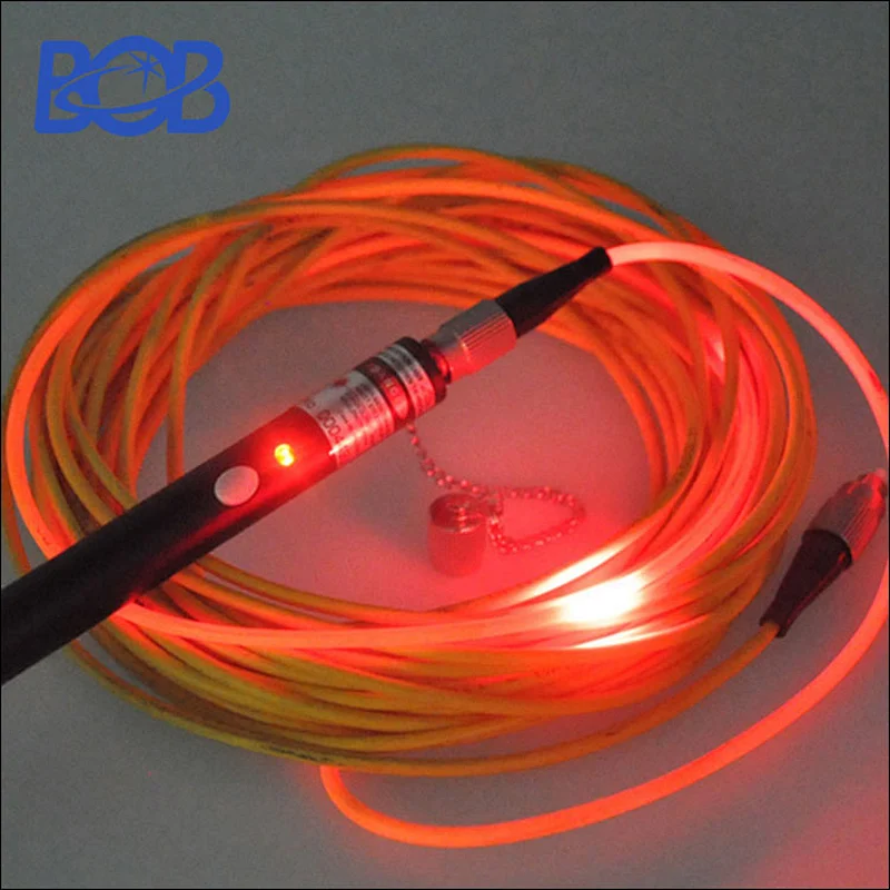High Performance Visual Fault Locator 20mW Laser range 20km fiber optic cable locator BOB-VFL650-5S