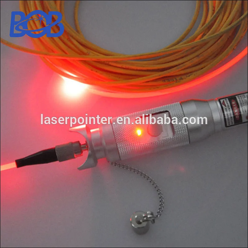 BOB fiber tool handheld laser optic optical fiber identifier VFL650-2S