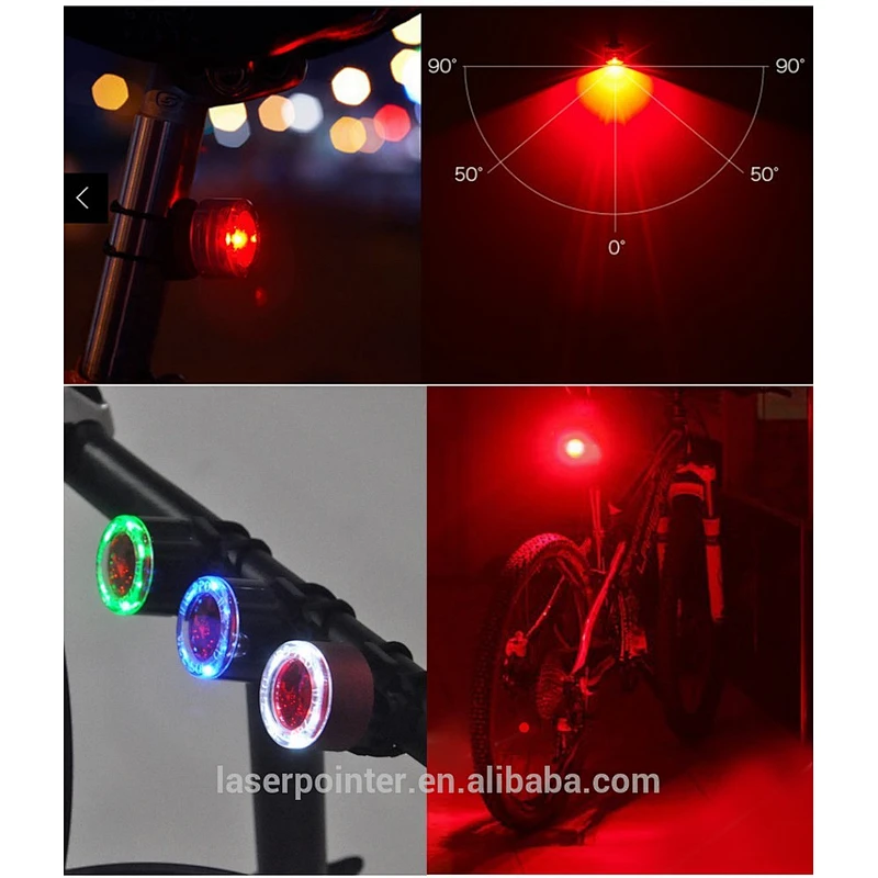 2015 Factory Price Wholesale Hot-selling Colorful Bicycle LED Light IDS999,High bright In The Night Laser Led Bike Light IDS999