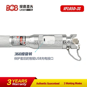 High quality Handheld Optical Fiber Identifier Tester 650nm Fiber Test Tool (BOB-VFL650-3S)