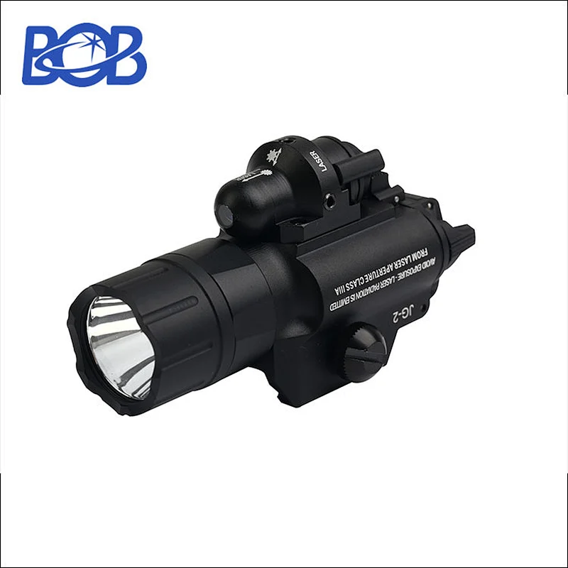 420 Lumens Tactical Flashlight Green Laser Sight for Picatinny Rail