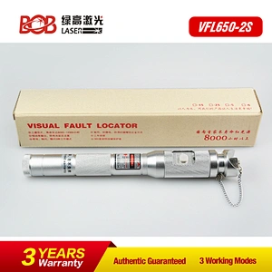 650nm optical fiber/fibre cable tester 10mw (BOB-VFL650-2S)