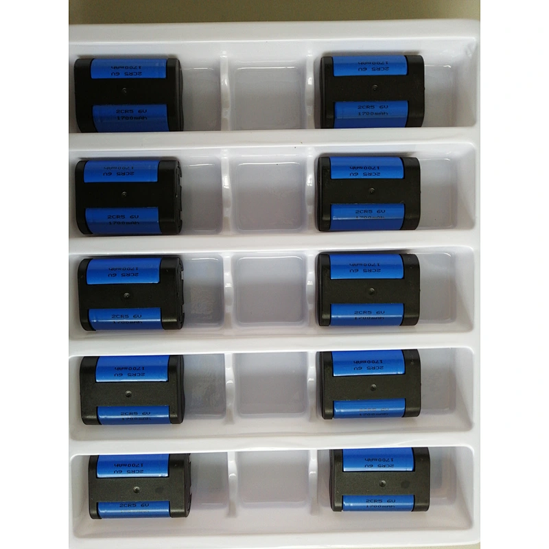 2CR5 CR-P2 2CR17335 2CR17345 6V 1700mAh Lithium battery for Photo Camera Glucose meter Smoke detector