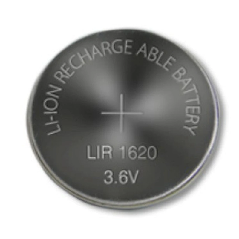 3.6V li-ion rechargeable battery LIR1632 coin battery button cell with solder tab