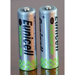 Non rechargeable lithium iron disulfide battery AA/ FR6 /FR14505 1.5V