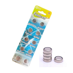 High Capacity Alkaline battery 0% hg lr43 186 ag12 watch battery Eunicell