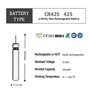 Eunicell/OEM experienced cr311 cr322 cr425 cr435 batteries night fishing accessories