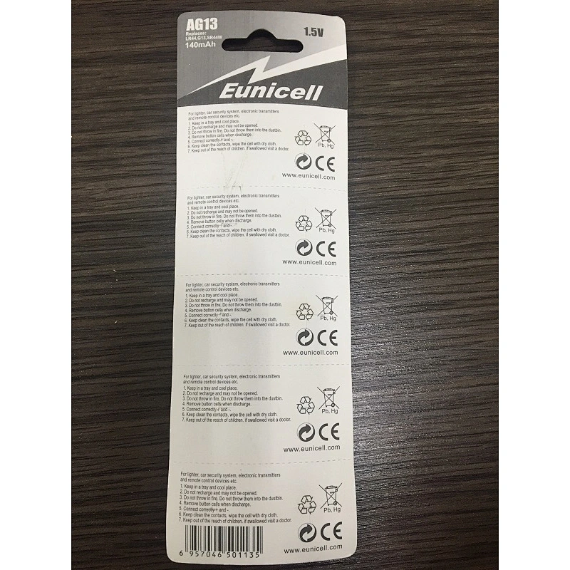 calculator battery ag13 lr44  alkaline button cell battery