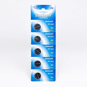 Eunicell manufacturer CR1632 3v coin cell battery cr2032 cr1616 cr1632
