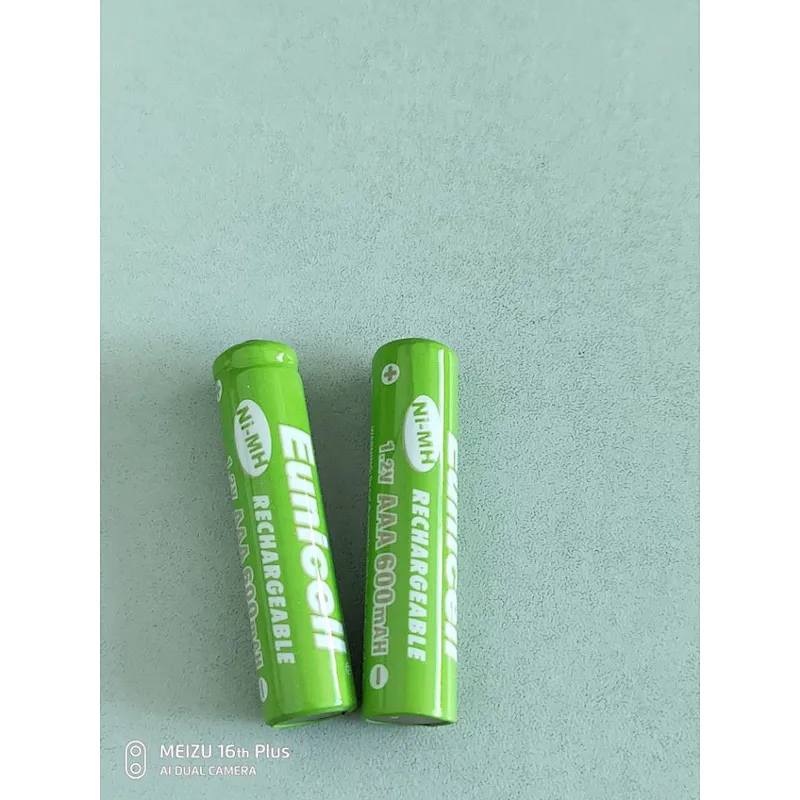 NIMH Battery AA HR6 600MAH 1.2V Super Rechargeable battery