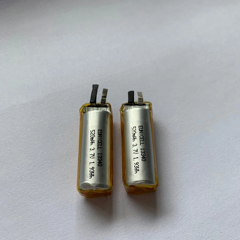 Eunicell Rechargeable 13340 520mAh 3.7V batteries with MSDS