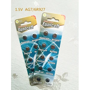 AG7 LR927 SR927 CR927 0% Hg Alkaline button cell