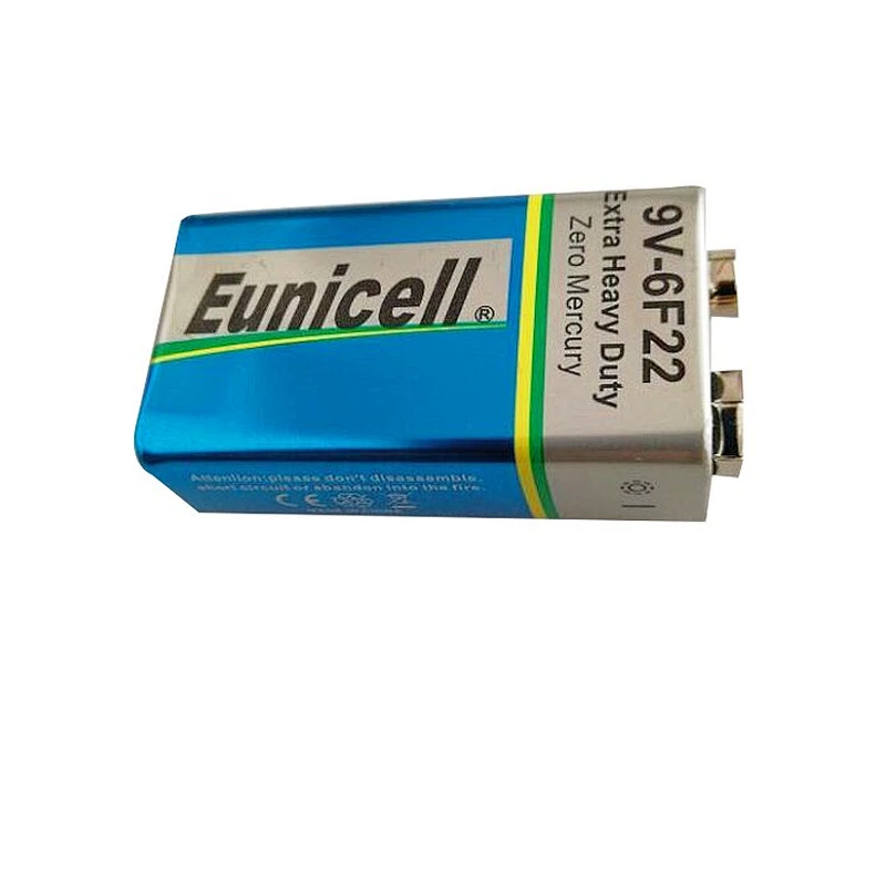 wholesale 6F22 9v battery heavy duty battery for smoke alarm