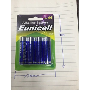 Eunicell New package high capacity 1.5v aa alkaline battery lr6