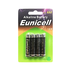Hot Selling AAA size 1.5v alkaline battery AAA/LR03/AM4  NO.7 dry cell battery