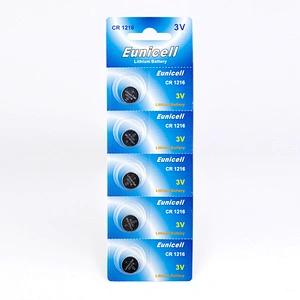 CR1216 3V Coin Lithium Battery for VX510 VX520 with Solder Tabs for POS machine