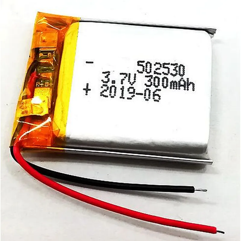 Eunicell 3.7v 300mah lithium polymer battery 502025