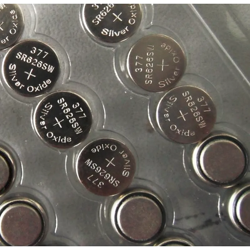 Silver Oxide Battery Type SR626SW 377 battery cell