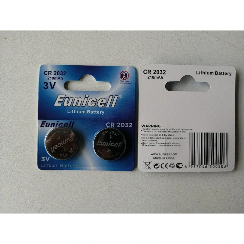 High Quality Eunicell CR2032 CR2477 CR2016 CR2412 bateria 3v battery coin cell