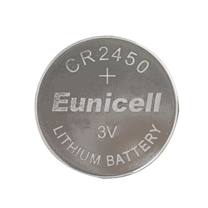 CR2450 DL450, BR2450 3V Lithium Coin Cell Button Battery Eunicell