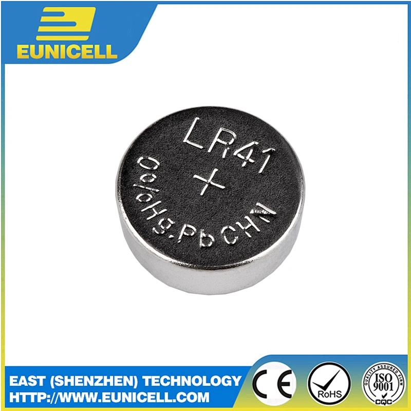 Alkaline coin cells 0%hg pb LR41 button cell AG3 LR41 battery