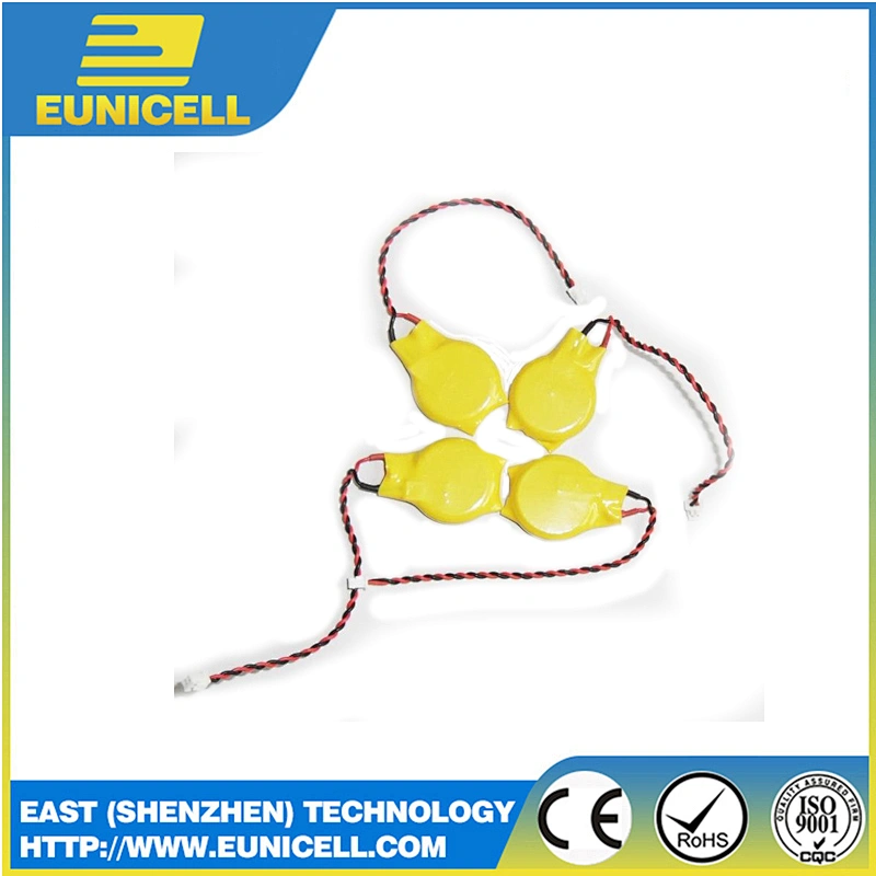High quality CMOS CR2032 lithium battery 210mah motherboard with cable and terminal button battery