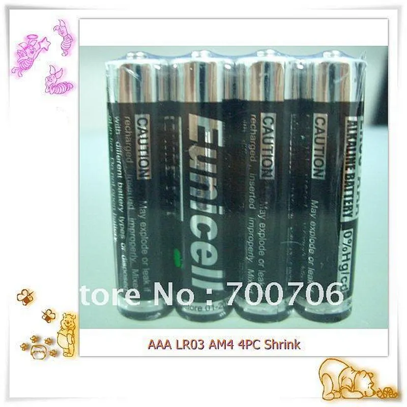Eunicell remote control usd battery aaa 1.5v alkaline dry batteries