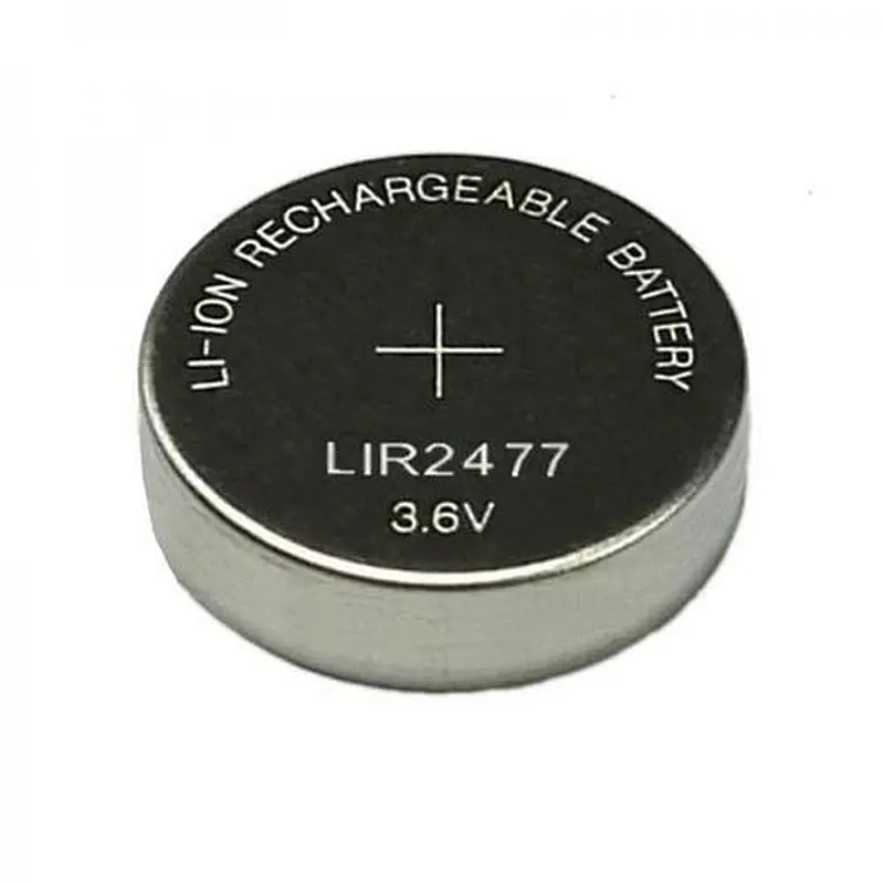 CR1025 rechargeable battery LIR1025 3.6v button cell batteries