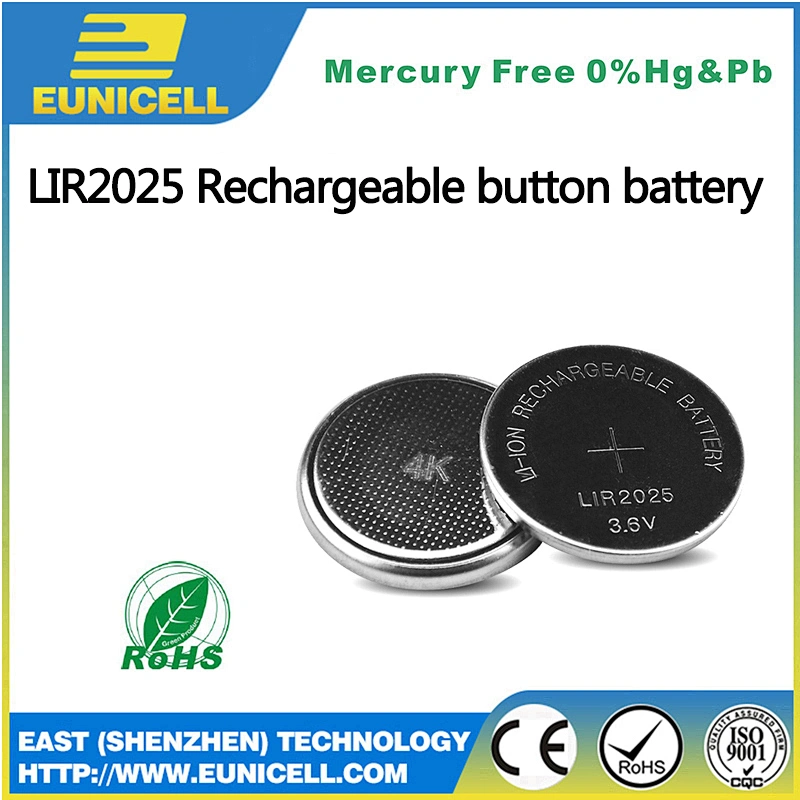 3.6V LIR2016 for Power Tools Application rechargeable cr2016 battery