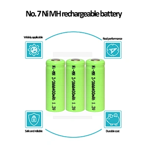 AAA 1.2V 400mAh rechargeable battery for flashlight