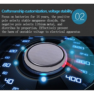 CR1625 3v Lithium button cell battery 70mah for toys home appliances