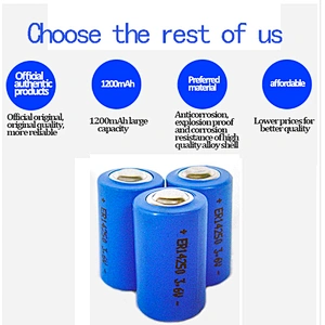 3V ER14250 1/2AA 3.6V LITHIUM BATTERY for electricity meter Water meter Servo motor encoder robot