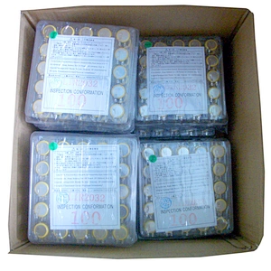 Rechargeable li ion 3.6v CR2032 NCR2032 LIR2032 lithium button cell battery