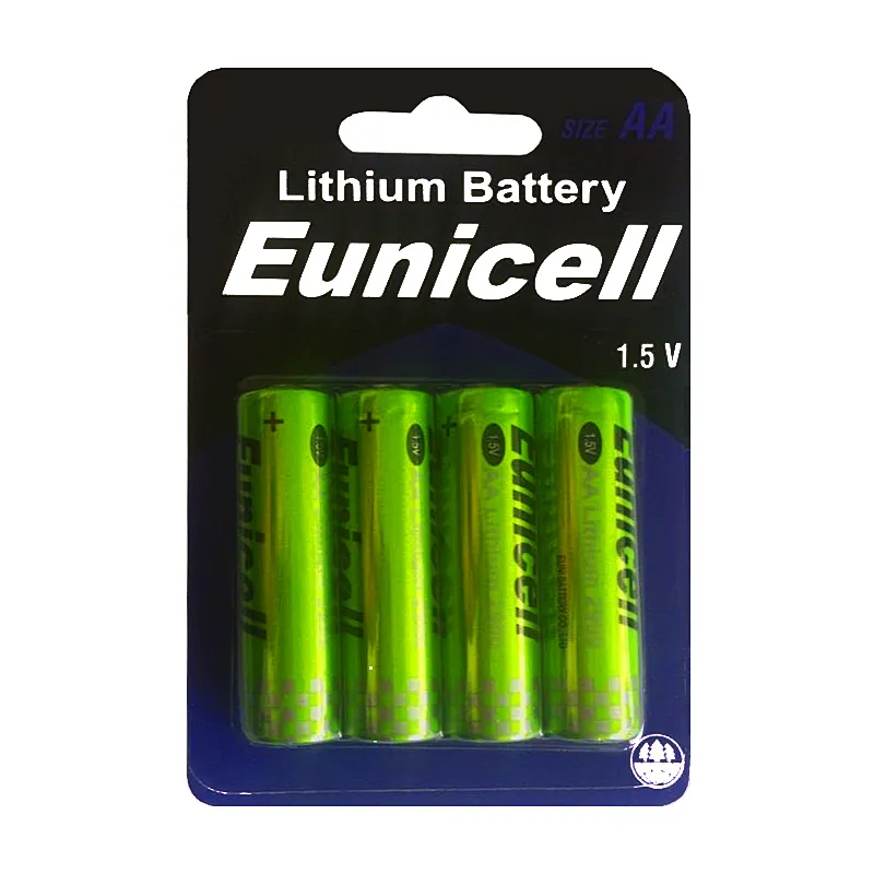 Eunicell 1.5V FR6 AA Lithium Battery 2900mAh FR14505 For Longer lasting power High Drain Devices