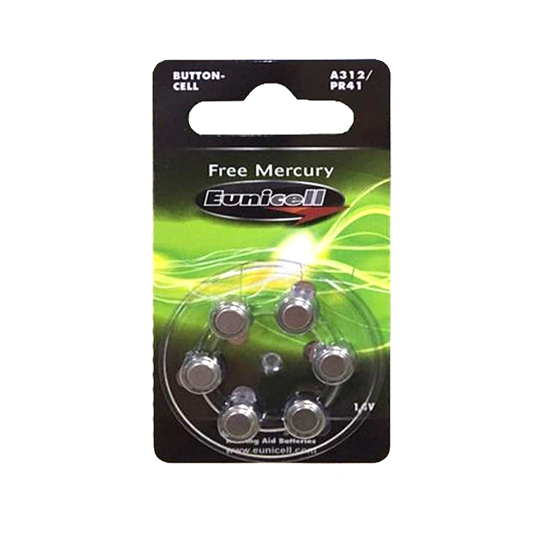 Eunicell 1.4V A10 PR70 - A13 PR48 - A312 PR41 - A675 PR44 hearing Aid Batteries
