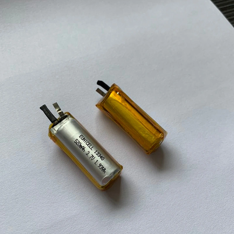 Eunicell Rechargeable 13340 520mAh 3.7V batteries with MSDS