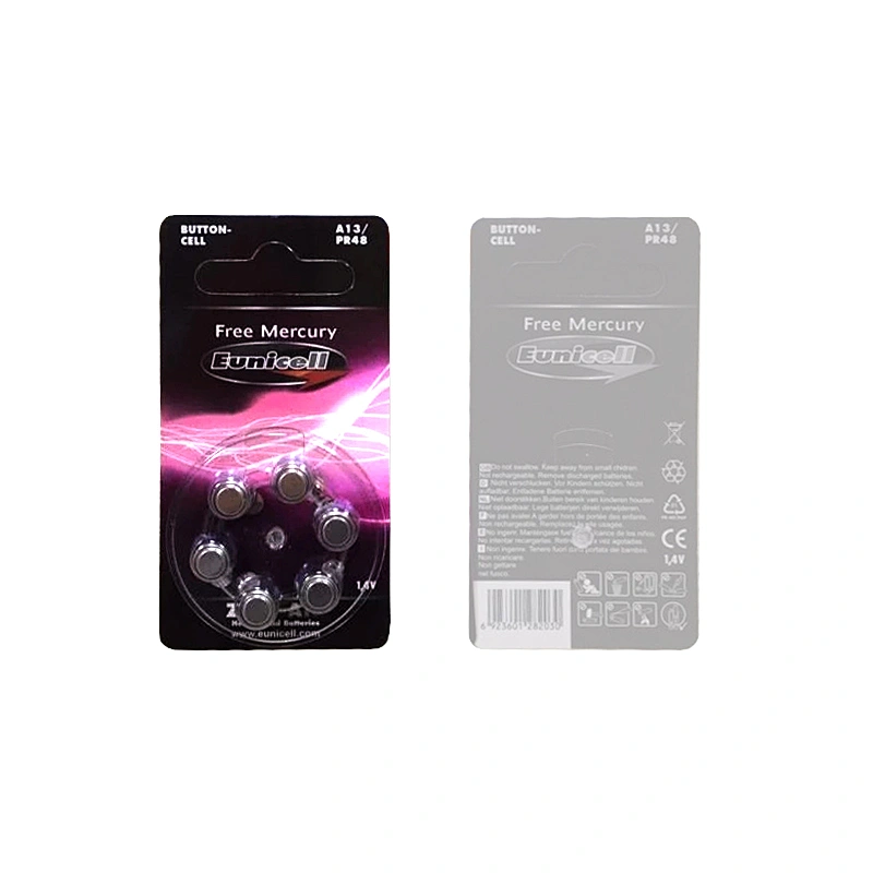 wholesale zinc air PR48 A13 1.4V hearing aid batteries