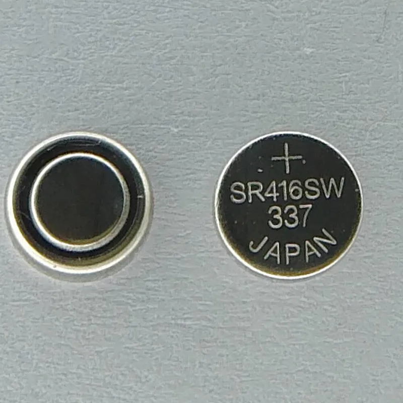 Watch battery SR416SW 337 1.55V 7.5mAh Silver Oxide Button Coin Cell