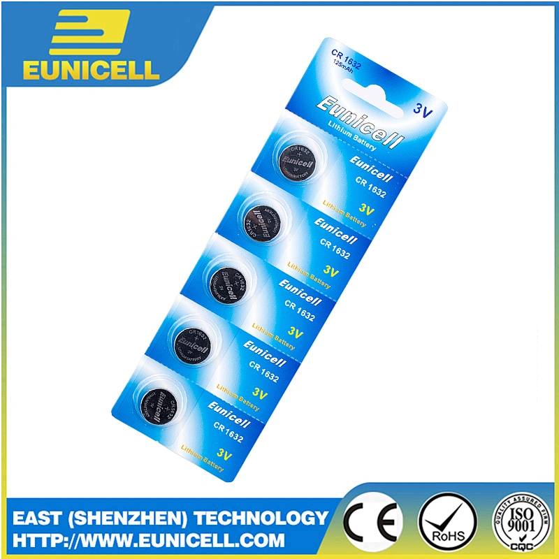 Eunicell CR1632 Lithium Manganese Dioxide Primary Coin Cell