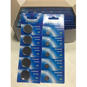 LIR2430 CP2430 3.6V 60mAh Lithium Ion Rechargeable coin cell Battery