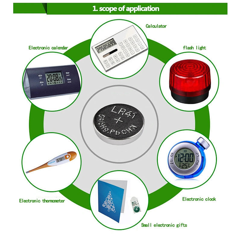 alkaline button cell ag3 lr41 ag4 lr626 for watch computer