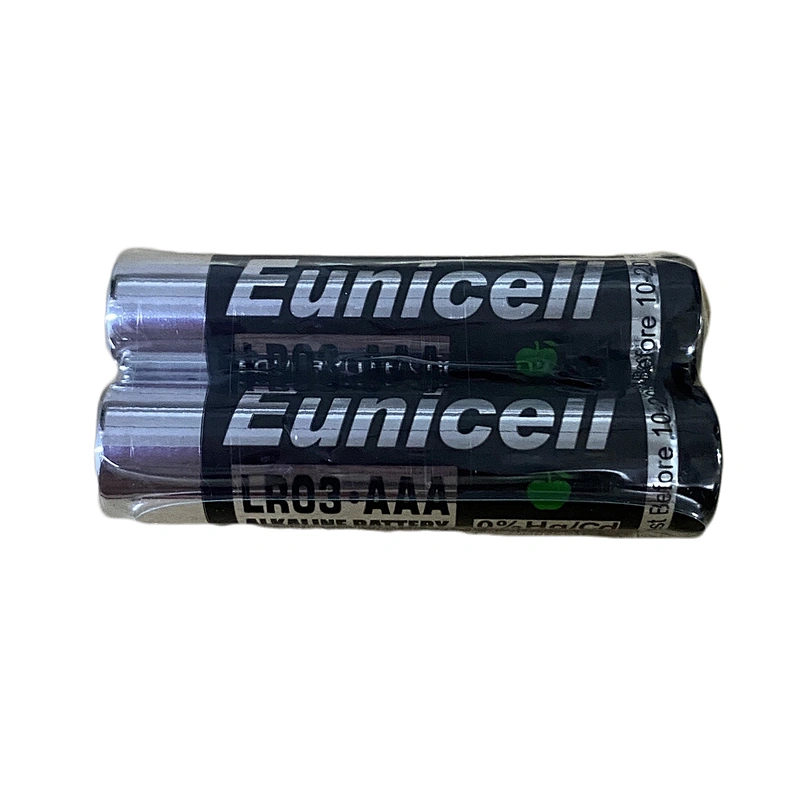 Hot Selling AAA size 1.5v alkaline battery AAA/LR03/AM4  NO.7 dry cell battery