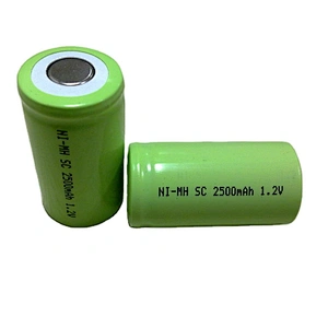High Performance NI-MH 1.2V SC 2500mah NIMH Sub-C Rechargeable Battery Power tools