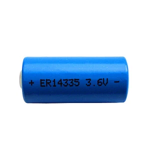 High Quality Li-SOCL2 3.6v ER14335 2/3AA Size lithium battery for water meter
