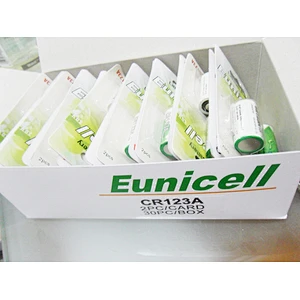 CR123A 3V 1500mAh Eunicell high quality lithium manganese battery for camera