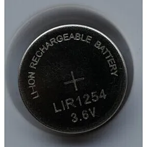 High quality CP1254 3.6V Li-ion LIR1254 45MAH lithium battery for wireless earphone made in China