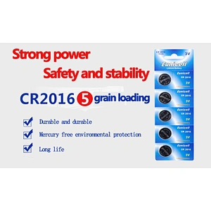 Eunicell CR2016 Lithium Manganese Dioxide Primary Coin Cell Battery