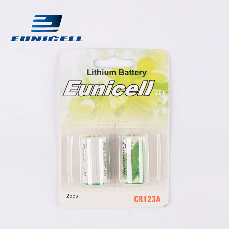 Wholesale CR123A 1400mAh 3V non-rechargeable Li-ion battery